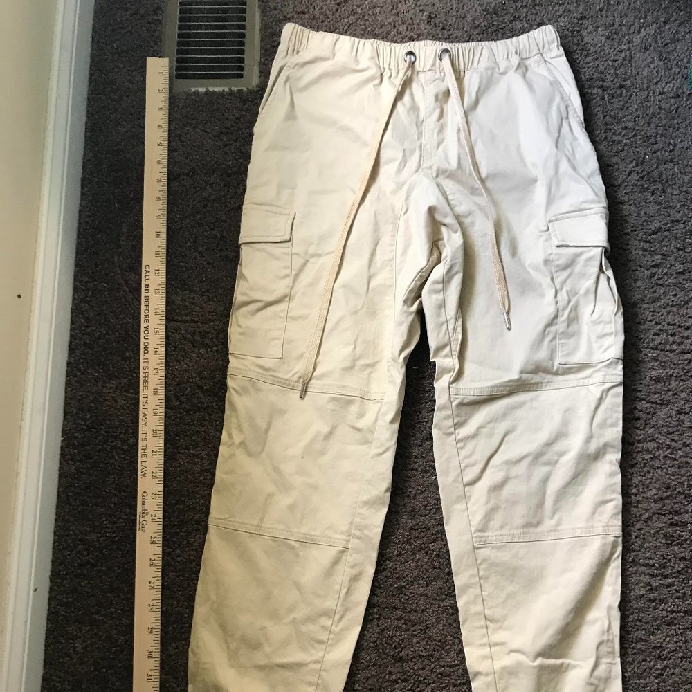 Cream Khaki Joggers